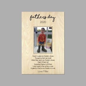 Wooden Print – Add your own photo + text