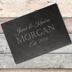 Wedding Slate board …… Names and Surname