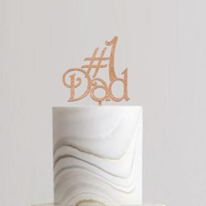 Number one DAD Cake Topper