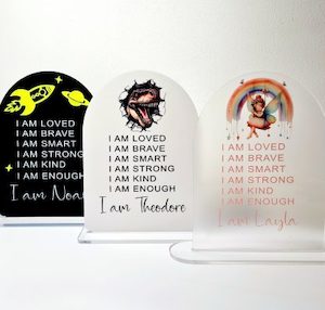 I am enough Affirmation Plaque