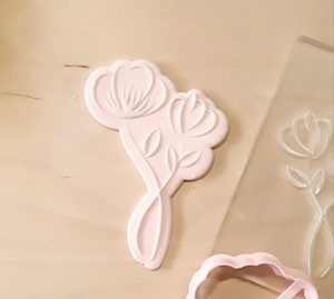 Poppy 1 – Raised Cookie Stamp & Cutter