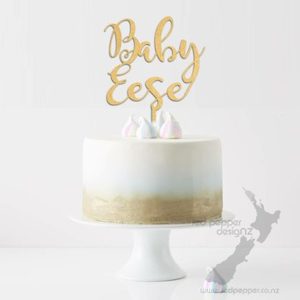 2 Words Wild & Free Font Script 1 (Your choice of words) … Baby shower ……