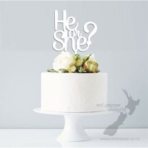 Boy or Girl … Baby shower …… Reveal cake