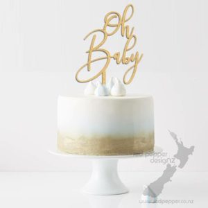 Oh Baby 3 ……. Reveal Cake …. Baby shower