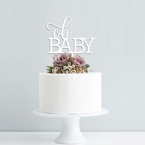 Textile printing or dyeing (on commission or fee basis): Oh Baby 4 ……. Reveal Cake Baby Shower