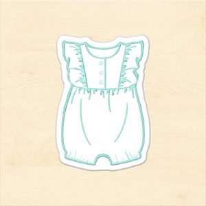 Baby Romper – Raised Cookie Stamp & Cutter