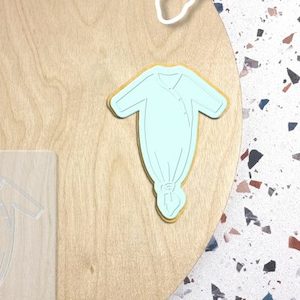 Knotted Baby Onesie – Raised Cookie Stamp & Cutter