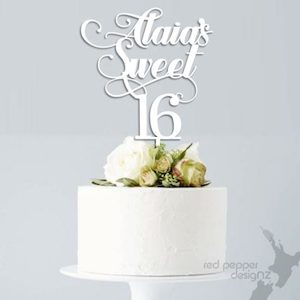 Sweet 16 style 1 – Add a name & Age