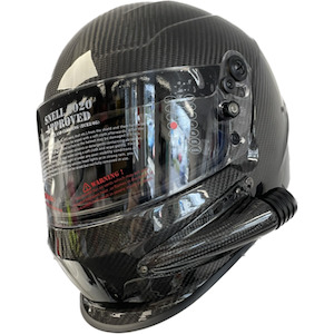 Carbon Composite Helmet with side air duct SNELL 2020