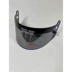 Professional motor racing: Iridium Coloured Visor