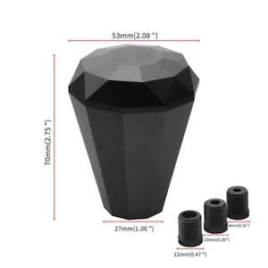 Professional motor racing: Gear Knob Black Diamond