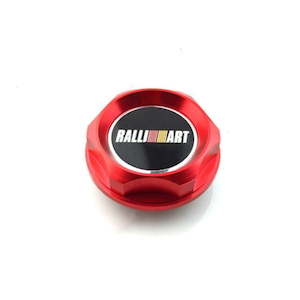 Professional motor racing: Ralliart Oil filler cap for Mitsubishi’s