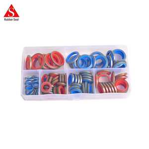 100 Piece Metric Bonded oil washer seal kit