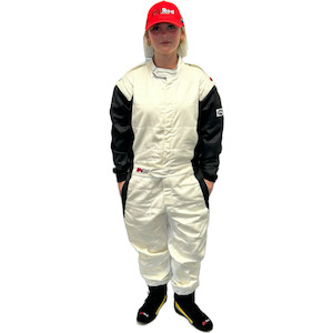 SFI Approved Race Suit black/white