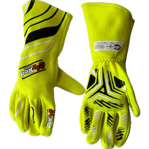 Fluro Race Gloves SFI Approved Inner Stitch