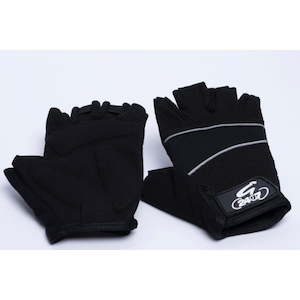 Professional motor racing: Black Gel Mit Cycle Gloves