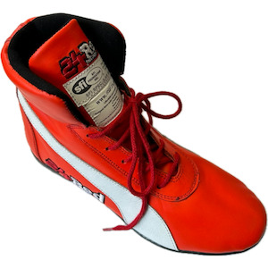 Leather Red Race Boots