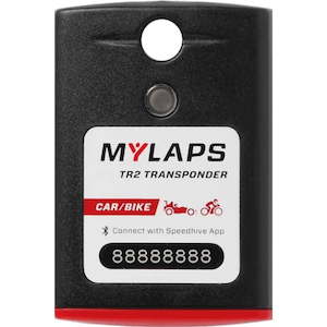 Professional motor racing: TR2 Transponder Rechargeable with 2 year subscription