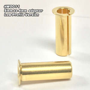 Silverback 5mm to 4mm Ultra Low Resistance Plug (GOLD) 2pcs (Low Profile)