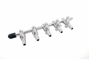 Chrome Tap - 5 way - Redwood Aquatics Aquarium & Water Garden Centre