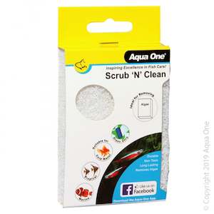 Aqua One Scrub n Clean Fine Algae Pad - Redwood Aquatics Aquarium & Water Garden Centre