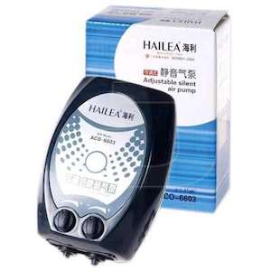 Air Pumps: Hailea ACO-6603 Air Pump - Redwood Aquatics Aquarium & Water Garden Centre