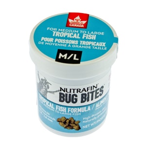 Fish Food: Nutrafin Bug Bites for medium to large Tropical Fish - Redwood Aquatics Aquarium & Water Garden Centre