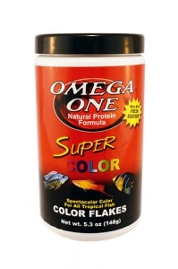 Omega Colour Enhancing Flakes 150g - Redwood Aquatics Aquarium & Water Garden Centre