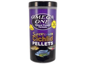 Omega One Super Colour Cichlid Pellets 231g - Redwood Aquatics Aquarium & Wa…