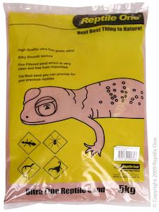 Reptile One Ultra Fine Sand Desert Red 5kg - Redwood Aquatics Aquarium & Wat…