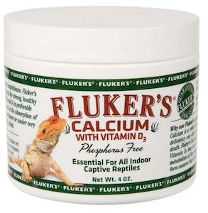 Flukers Calcium incl Vitamin D3 115g - Redwood Aquatics Aquarium & Water Garden Centre