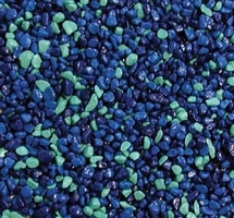 Aqua One - Aqua & Blue Stones 1kg - Redwood Aquatics Aquarium & Water Garden Centre