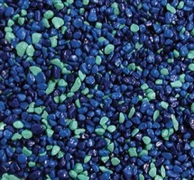 Aqua One - Aqua & Blue Stones 2kg - Redwood Aquatics Aquarium & Water Garden Centre