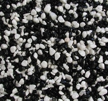 Aqua One - Black & White Stones 1kg - Redwood Aquatics Aquarium & Water …