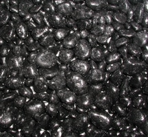 Aqua One Black Stones 1kg - Redwood Aquatics Aquarium & Water Garden Centre