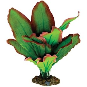 Aqua One Silk Plant - Amazon Red/Green 20cm - Redwood Aquatics Aquarium & Wa…