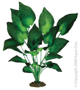 Accessories: Aqua One Silk Plant - Sword Radicans 40cm - Redwood Aquatics Aquarium & Water Garden Centre