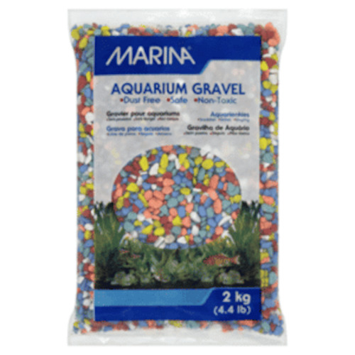 Marina Rainbow Stones 2kg - Redwood Aquatics Aquarium & Water Garden Centre