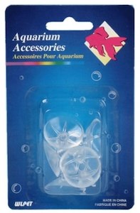 Air Stones/Hose/Accessories: Airline Suction Clips 6pk - Redwood Aquatics Aquarium & Water Garden Centre