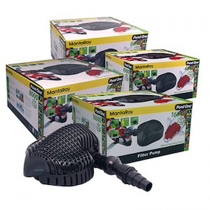 Pond One MantaRay Filter Pumps - Redwood Aquatics Aquarium & Water Garden Centre