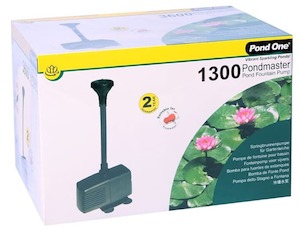 Pondmaster 1300 Fountain Pond Pump - Redwood Aquatics Aquarium & Water Garden Centre