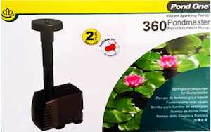 Pondmaster 360 Fountain Pond Pump - Redwood Aquatics Aquarium & Water Garden Centre