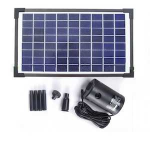 Solar Pond Pump 10W & Panel - Redwood Aquatics Aquarium & Water Garden Centre