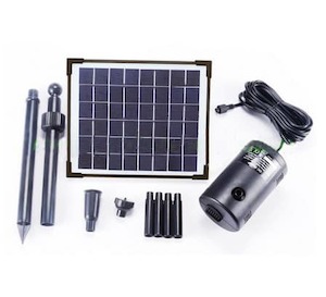 Solar Pond Pump 5W & Panel - Redwood Aquatics Aquarium & Water Garden Centre