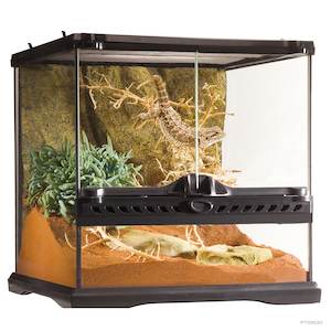 Housing: Exo Terra Glass Terrarium - 30cm x 30cm x 30cm - Redwood Aquatics Aquarium & Water Garden Centre