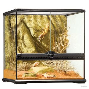 Exo Terra Glass Terrarium - 45cm x 45cm x 45cm - Redwood Aquatics Aquarium &…