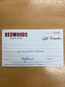 gift voucher Redwoodsgarden