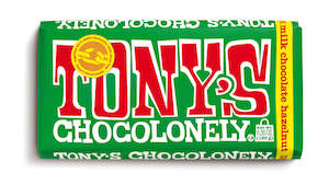 Tony's Chocolonely Milk Chocolate Hazelnut 180g