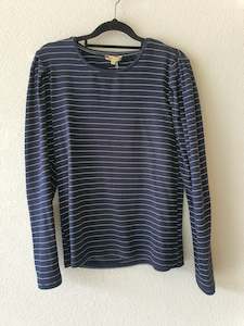 Second hand clothing: Ketz-ke Long Stripe  Top with Shoulder detail 10