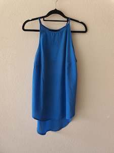 Second hand clothing: Mirrou Blue Racer Style Top 10